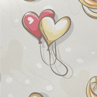 Love Balloon Rings Twill