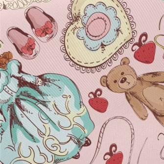 Princess Style Strawberry Dres Twill