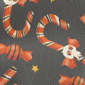 Skull Face Candy Cane Standard Corduroy