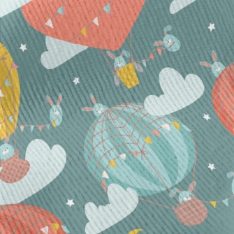 Huge Colorful Hot Air Balloon Standard Corduroy