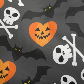 Pumpkin Face Bat Skull Dobby