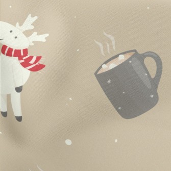 Gingerbread Man And Little Elk Stretch Ponte