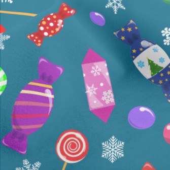 Magic Christmas Stocking Candy Micro Fleece