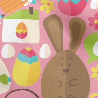 Easter Dinner Party Micro Fleece