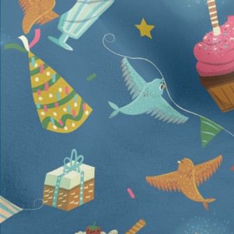 Warm Birthday Party Micro Fleece