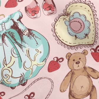 Princess Style Strawberry Dres Micro Fleece