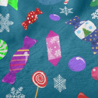 Magic Christmas Stocking Candy Minky