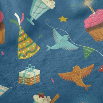 Warm Birthday Party Minky