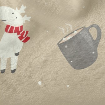 Gingerbread Man And Little Elk Minky