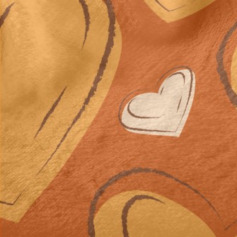 Line Art Love Heart Minky