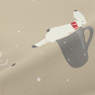 Gingerbread Man And Little Elk Piqué