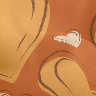 Line Art Love Heart Lightweight Performance Linen