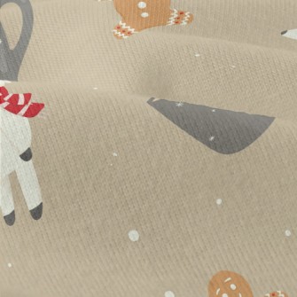 Gingerbread Man And Little Elk Modern Jersey