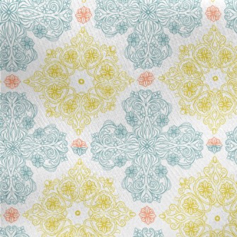 Gorgeous Style Flower Jersey Backed Fleece