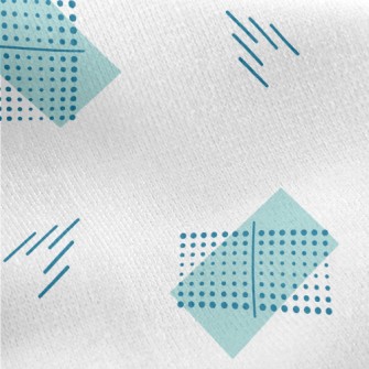 Rectangle Dots Jersey Backed Fleece