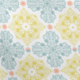 Gorgeous Style Flower Pongee