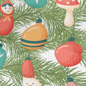 Christmas Tree Cute Decoration Stretch Jersey