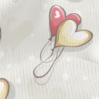 Love Balloon Rings Stretch Jersey