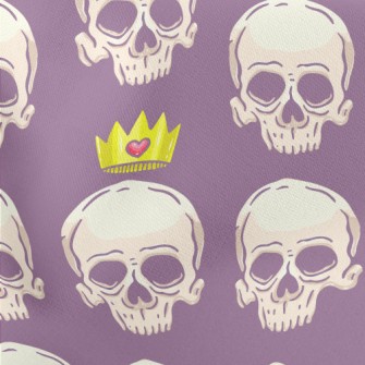 Crown Skull Lightweight Cotton Poplin
