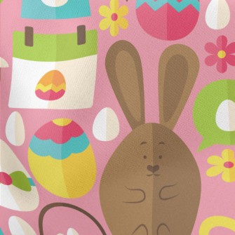 Easter Dinner Party Lightweight Cotton Poplin