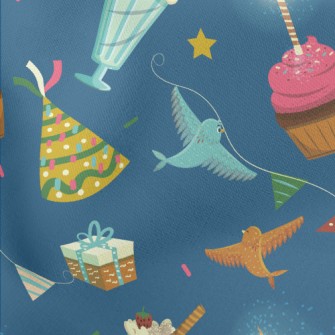 Warm Birthday Party Lightweight Cotton Poplin