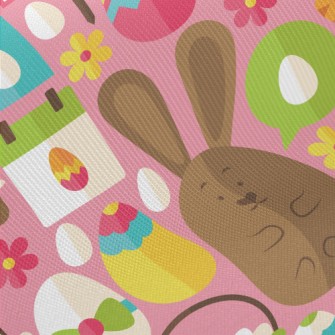 Easter Dinner Party Midweight Cotton Poplin