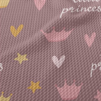 Little Princess Crown Birdseye Piqué