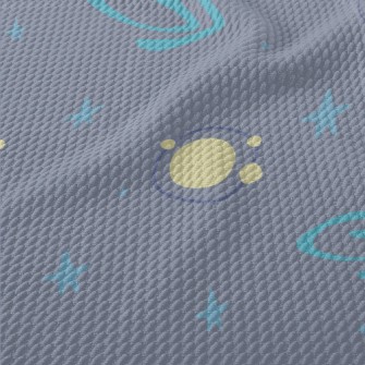 Cartoon Asteroid Birdseye Piqué
