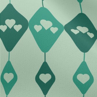 Heart Shaped Hanging Curtain Chiffon
