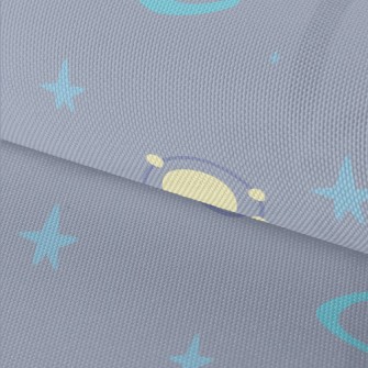 Cartoon Asteroid Waterproof Oxford