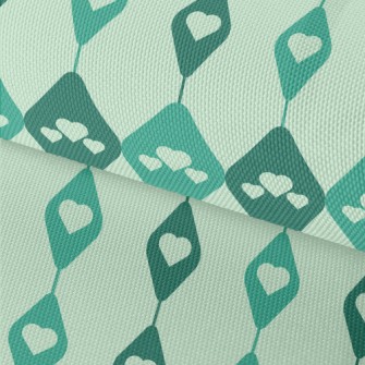 Heart Shaped Hanging Curtain Waterproof Oxford