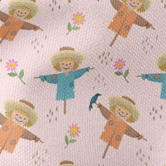 Cute Scarecrow With Hat Waterproof Canvas