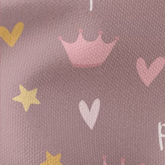 Little Princess Crown Waterproof Canvas