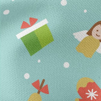 Christmas Tree Angel Waterproof Canvas