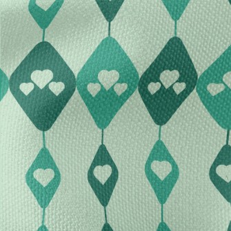 Heart Shaped Hanging Curtain Waterproof Canvas