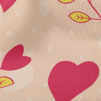 Heart Shaped Small Flowers Terry