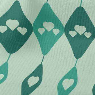 Heart Shaped Hanging Curtain Terry