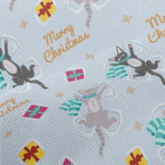 Lazy Cat Christmas Performance Linen