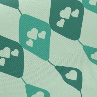 Heart Shaped Hanging Curtain Twill