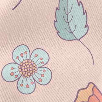Pretty Chrysanthemum Flowers A Standard Corduroy
