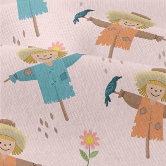 Cute Scarecrow With Hat Modern Jersey