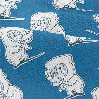 Scary Button Monster Modern Jersey