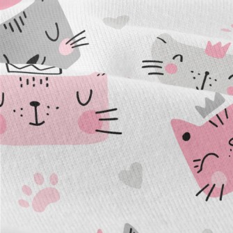Cute Cat With Closed Eyes Modern Jersey