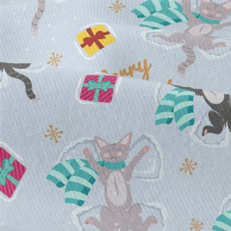 Lazy Cat Christmas Modern Jersey