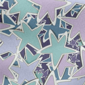 Stacking Stars Jersey Backed Fleece