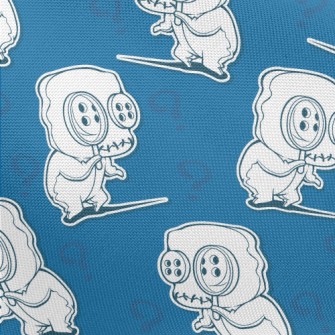 Scary Button Monster Pongee