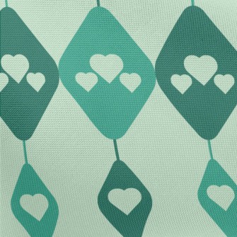 Heart Shaped Hanging Curtain Pongee
