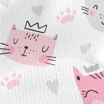 Cute Cat With Closed Eyes Stretch Jersey