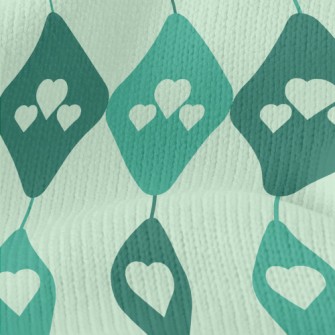 Heart Shaped Hanging Curtain Stretch Jersey