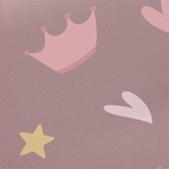 Little Princess Crown Midweight Cotton Poplin